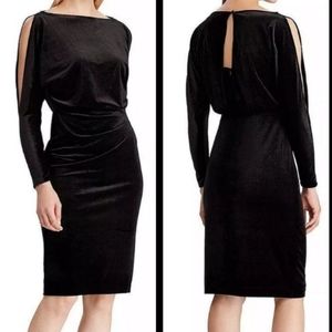 Ralph Lauren velvet cocktail dress
